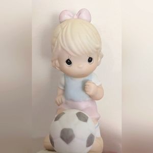 Precious Moments Soccer Girl Figurine